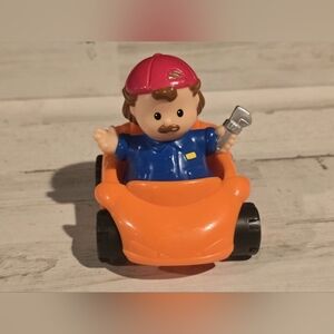Fisher-Price 2001 Mechanic Little Person & Orange Car 1995, Toys [ Read Details